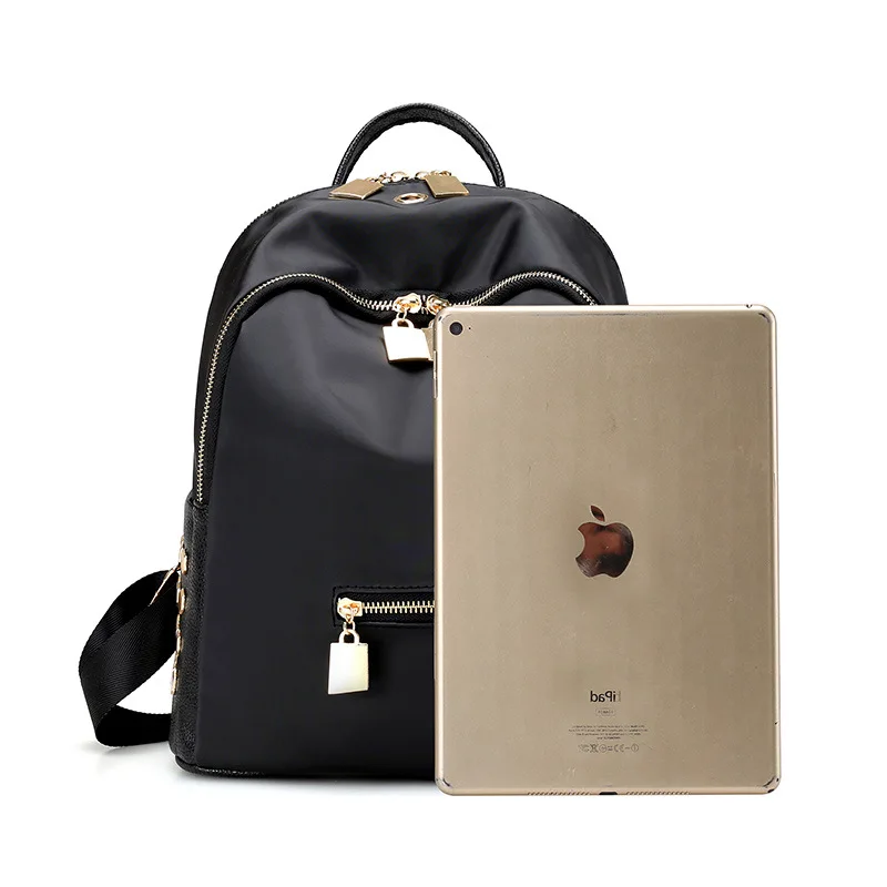 LOVAKIA vrouwen rugzakken trendy casual waterdichte nylon rugzak eenvoudige vrouwelijke schooltas voor tieners meisjes reizen |