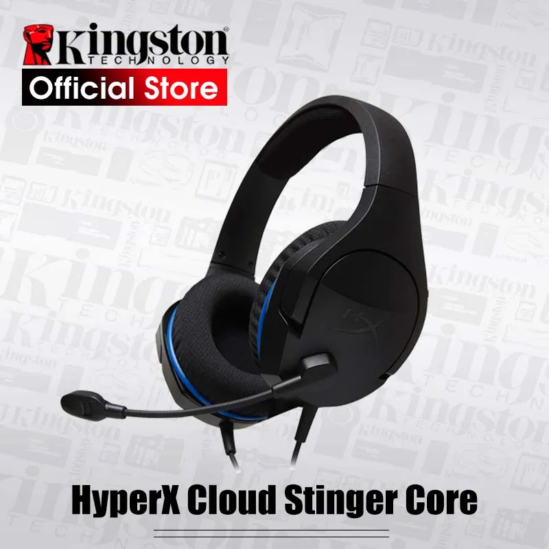 Оригинальная игровая гарнитура Kingston HyperX Cloud Stinger Core с микрофоном для PS4 |