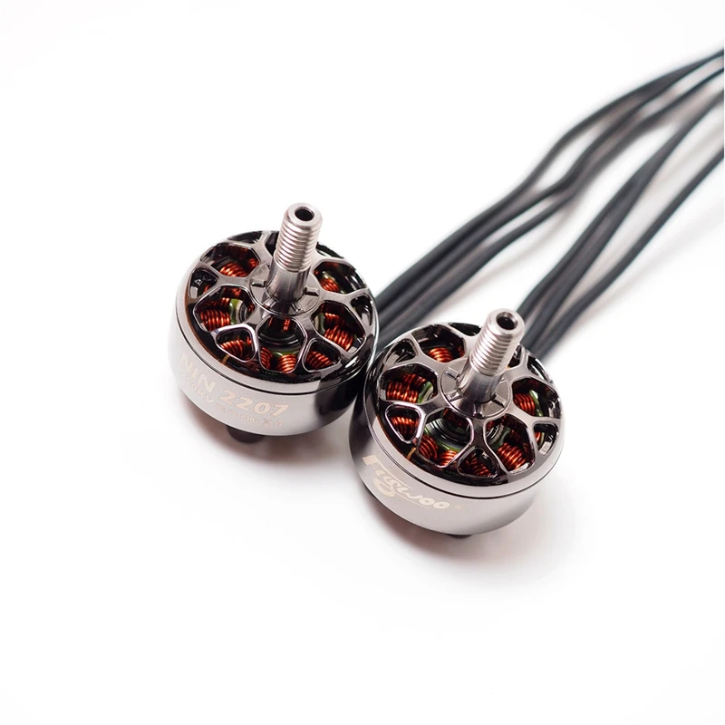 FLYWOO NIN N2207 2-6S FPV 1750/2450/2750KV титановый бесщеточный двигатель для радиоуправляемого дрона Запчасти Аксессуары