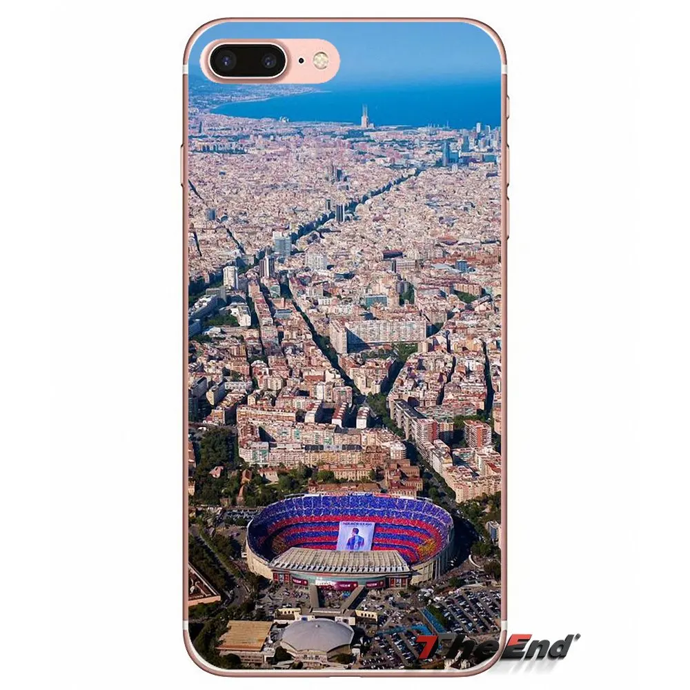 Barcelona Spain Estadio Camp Nou Soft Case For Sony Xperia M2 M4 M5 E3 T3 XA Aqua Z Z1 Z2 Z3 Z5 compact LG G4 G5 G3 G2 Mini | Мобильные