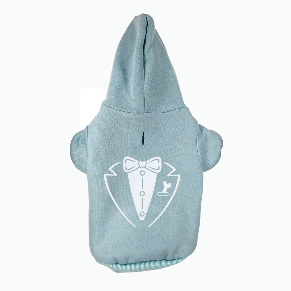 Костюм напечатанный питомец щенок Одежда для собак худи Джемперы спортивные