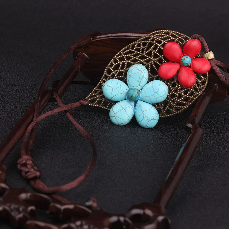 Китайские украшения этническое винтажное ожерелье тайские из натурального