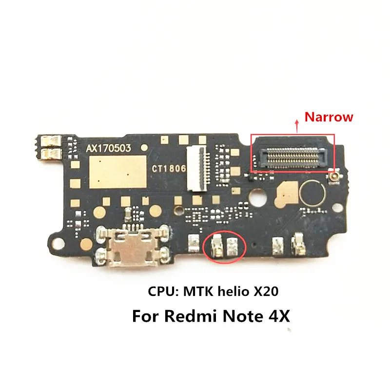 USB зарядное устройство док станция гибкий кабель для Xiaomi Redmii Note 4 4X MTK 2017 зарядная