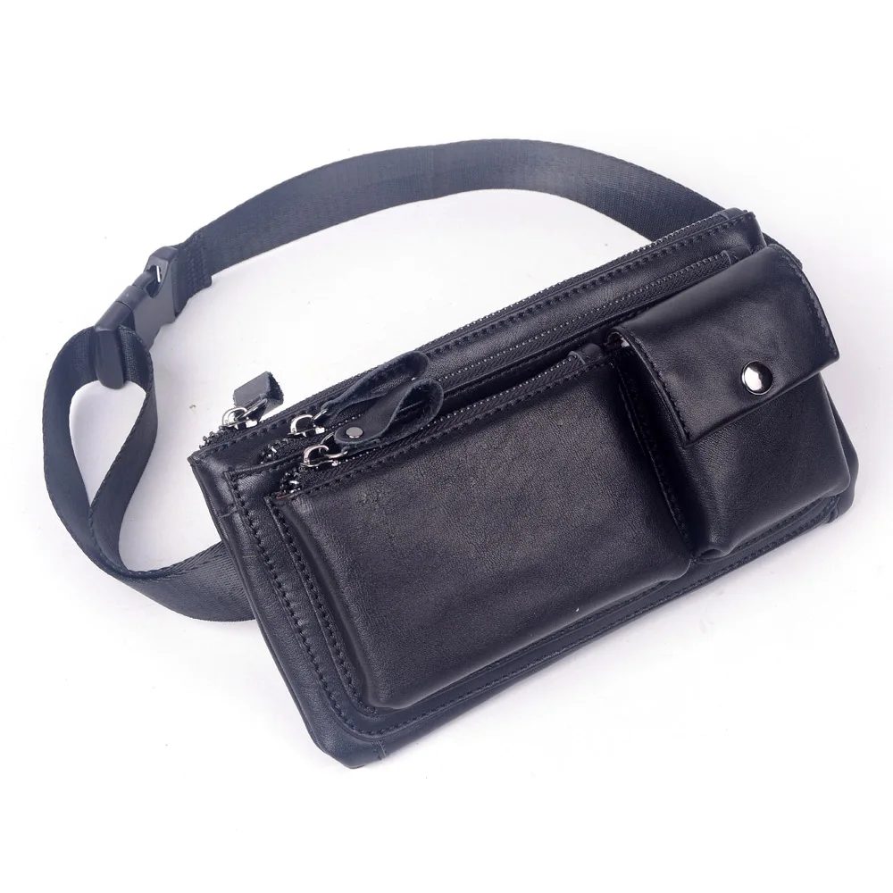 Сумки из 100% натуральной воловьей кожи маленькие поясные сумки для мужчин мужские