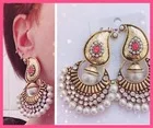 Египетские индийские серьги Jhumka турецкие Женские винтажные подвески с золотым