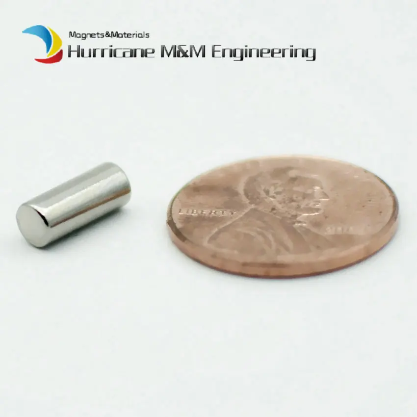 

NdFeB Magnetic Disc Dia. 4x10 mm Cylinder N42 Rod Neodymium Magnets Rare Earth Permanent Lab Magnets Sensor 60pcs