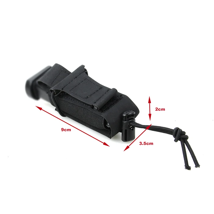 TMC Single Hypalon Mag Pouch Molle 9 мм сумка для магазина ручной пистолет (SKU051216)|Мешочки| |