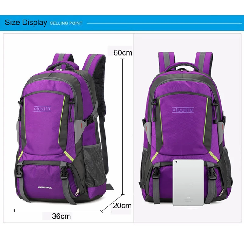 Открытый водонепроницаемый нейлоновый спортивный рюкзак для мужчин 2021 Новый