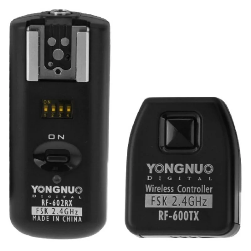 Беспроводной дистанционный триггер YONGNUO RF 602/N 602 RF602 2 4 ГГц для NIKON D90 D5100 D700 D3 D5300|yongnuo