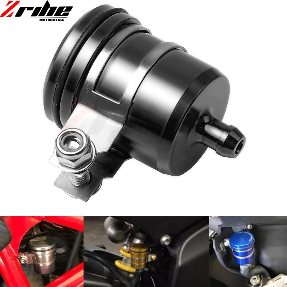 

CNC Aluminum Motorcycle Rear Brake Fluid Reservoir Clutch Tank Oil Cup for Honda MSX125 Kawasaki Z125 Z750 Z900 125 200 390