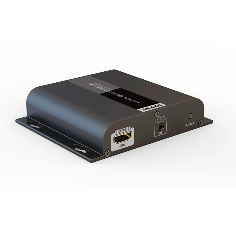 Только приемник! LKV383 4K до 120 м * 2K HDbitT HDMI удлинитель LAN репитер через CAT5/5e/6 с ИК