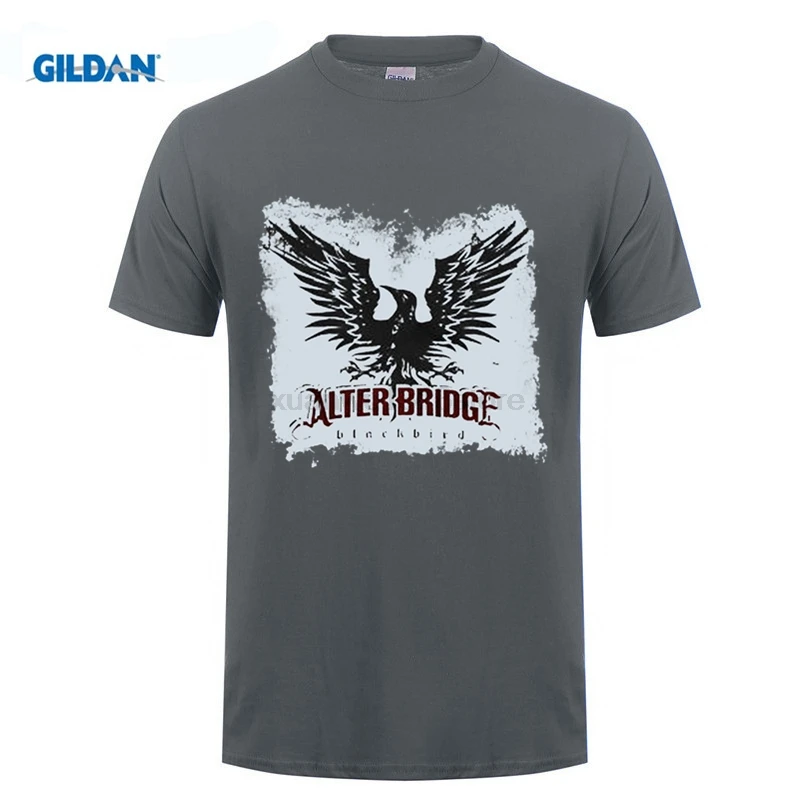 Футболка Alter Bridge Blackbird мужская с круглым вырезом альтернативная музыка рок группы