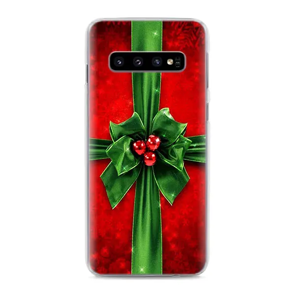14 С Рождеством год чехол для телефона s для samsung Galaxy S10e S10 S8 S9 Plus M10 M20 M30 A50 S6 S7 Edge жесткий чехол - Цвет: 14