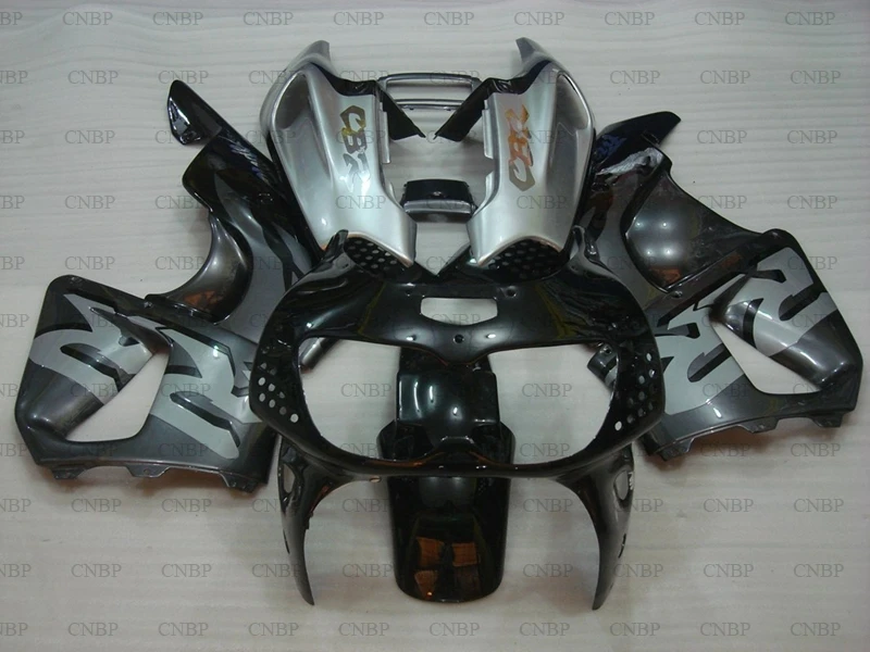 for Honda Cbr893RR 1997 Plastic Fairings CBR893RR 1994 - Black Silver CBR Full Body Kits Cbr 893 900 RR 96 97 Abs Fairing | Автомобили и