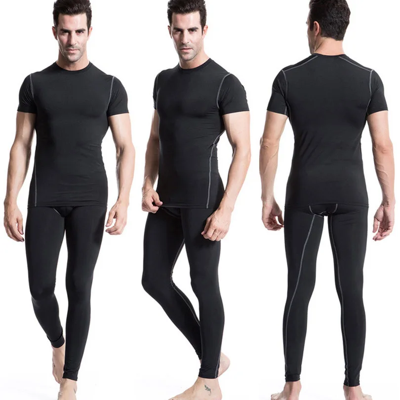 Профессиональная спортивная футболка с короткими рукавами для фитнеса