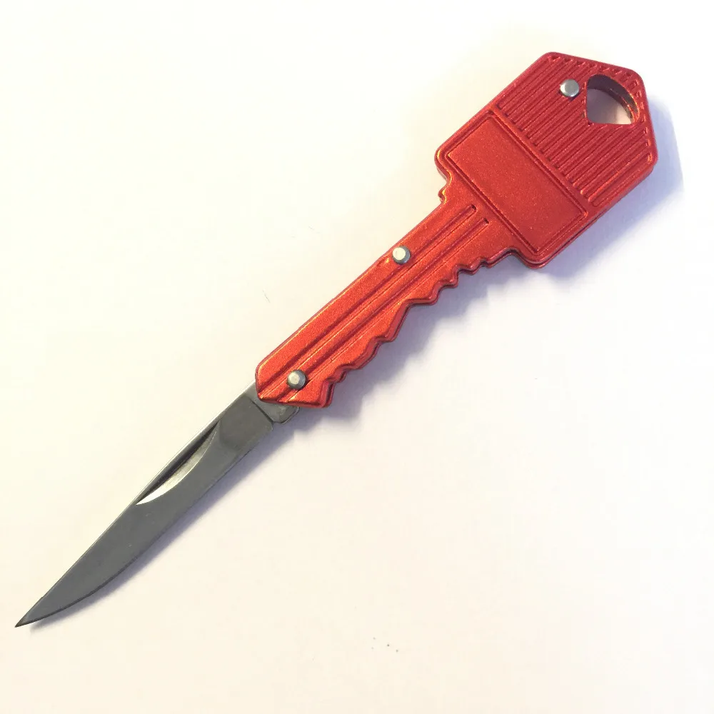 Карманный складной мини-нож для ключей BGT с цепочкой лезвием из нержавеющей стали