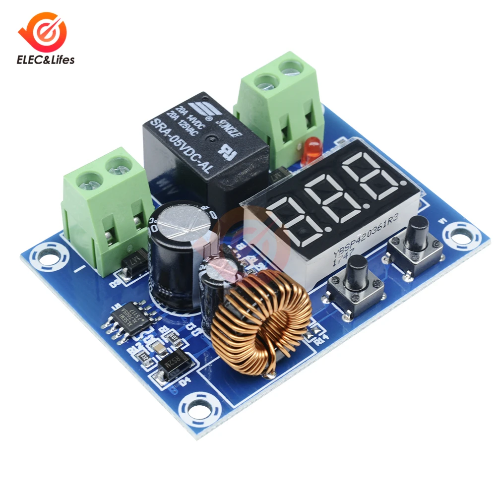 XH-M609 12 V-36 V DC Цифровой Батарея Зарядное устройство защита от перезаряда модуль литий Батарея Напряжение под Напряжение защитная доска