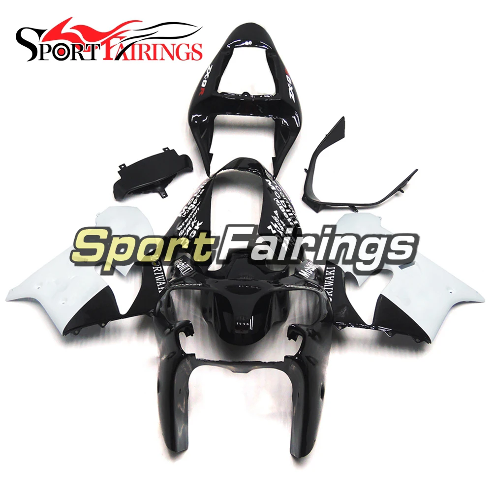 

Full Fairings For Kawasaki ZX9R 2002 2003 ZX-9R 02 03 Sportbike ABS Motorcycle Plastics Fairing Kit Bodywork Cowling Black White