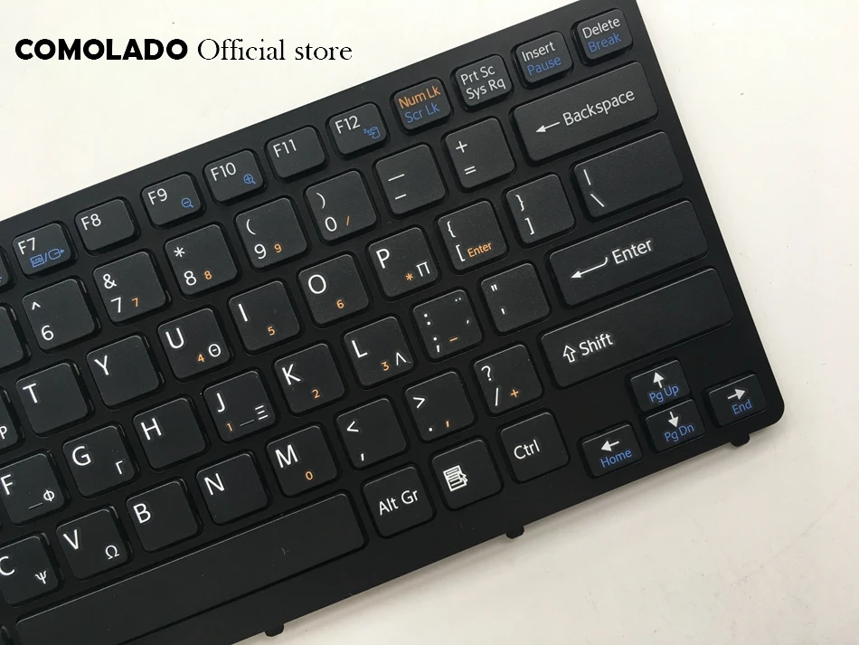 GK греческая клавиатура для Sony Vaio VPC-CW VPC CW VPCCW CW16EC CW18FC CW26EC CW28EC CW2S3C CW2S6C черная с