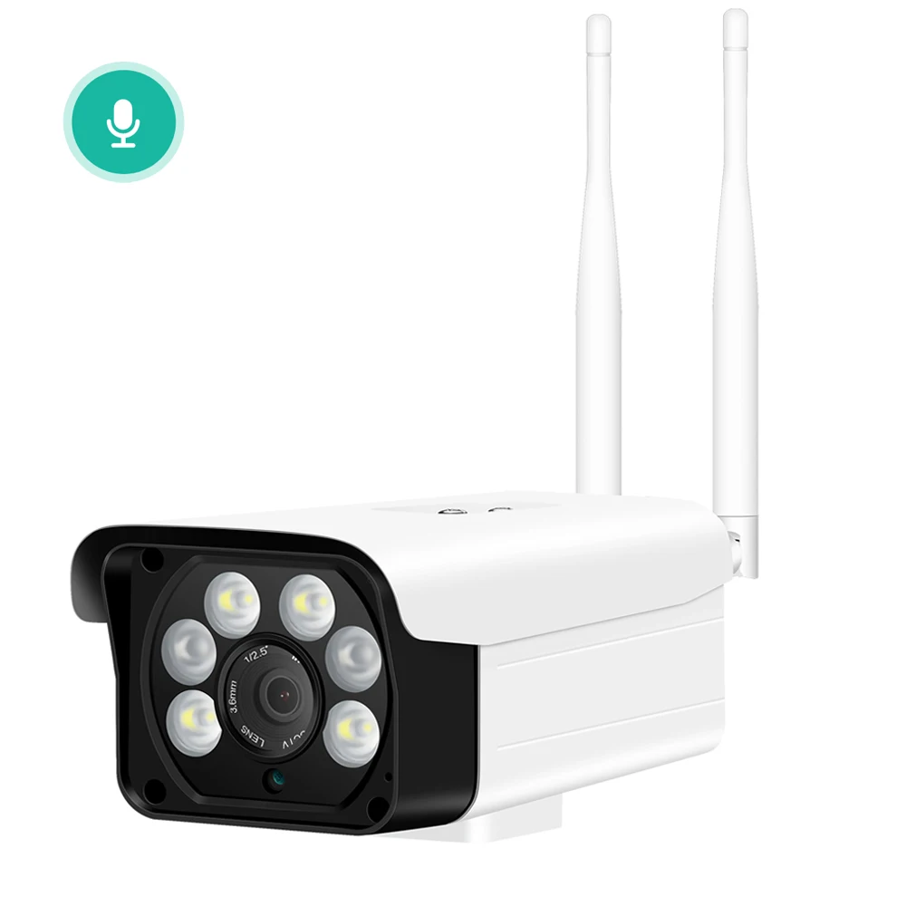 IP камера BESDER беспроводная уличная 1080P 4 светодиодный ИК 40 м|Камеры
