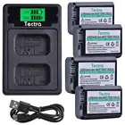 Аккумулятор NP-FW50 NP FW50 для Sony Alpha a6500, a6300, a6000, a5000, a3000, NEX-3, a7R, с ЖК-дисплеем, USB Type-C, двойное зарядное устройство, 4 шт.