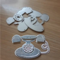 telephone metal cutting dies for diy scrapbooking photo album paper cards making decorative crafts supplies 2019 new diecuts