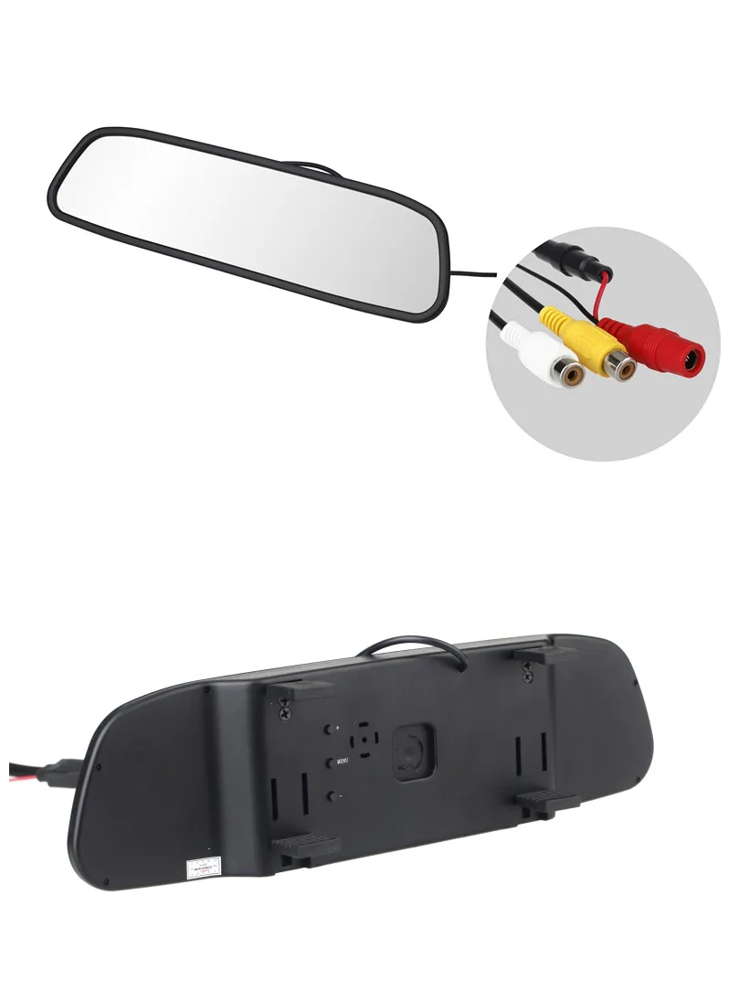 Бесплатная доставка 4.3 дюйма TFT ЖК-дисплей Экран дисплея Парковка заднего вида