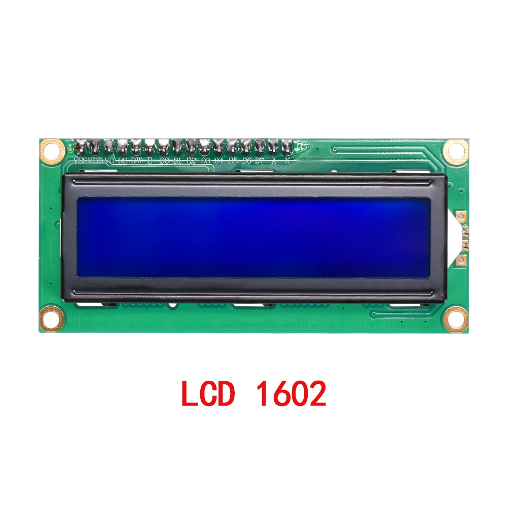 Модуль ЖК дисплея для ATMEGA328 ATMEGA2560 Raspberry Pi UNO 2 шт. 1602 дюйма 16x2 символа Синий