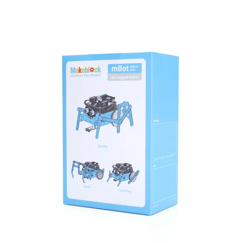 Робот Makeblock mBot с 6 ножками дополнительные игрушки 3 в 1 яркое приятное паровое