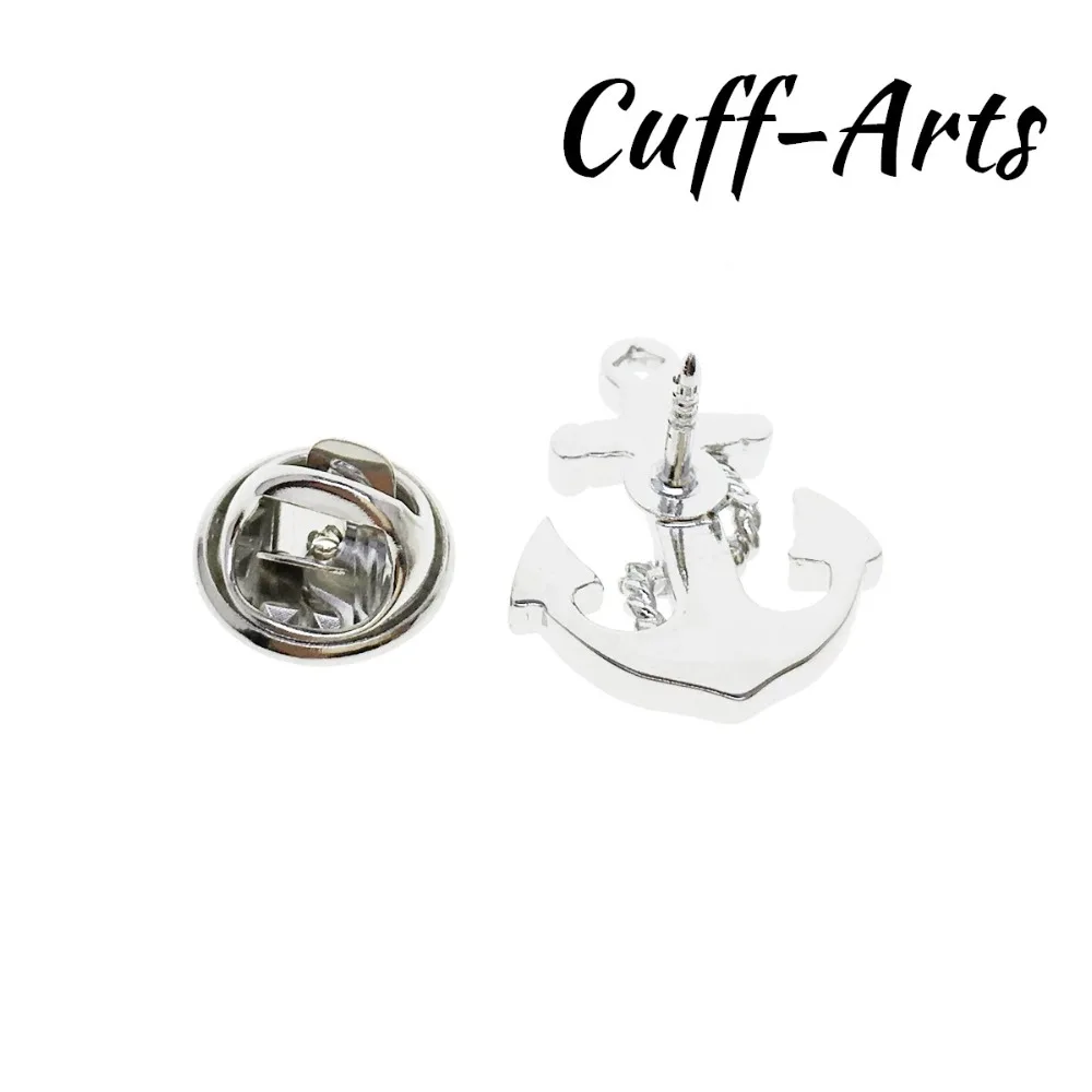 Brooch Lapel Pin For Men Novelty Badge Anchor Brooches By Cuffarts P10141 | Украшения и аксессуары
