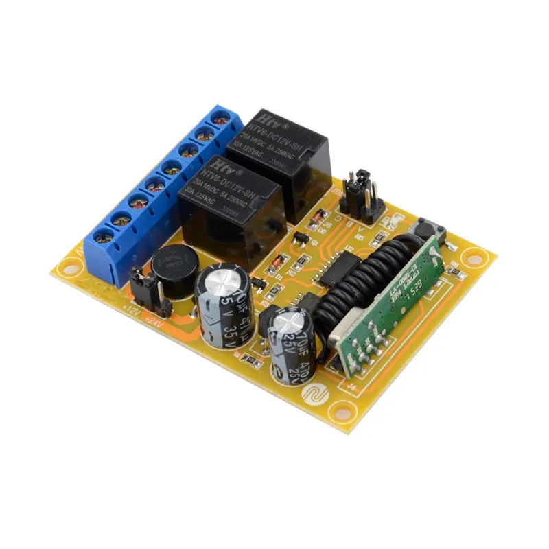 DC12V 24V Wireless Switch 2CH Remote Control Switches 10A Relay Receiver With 2PCS Transmitter | Обустройство дома