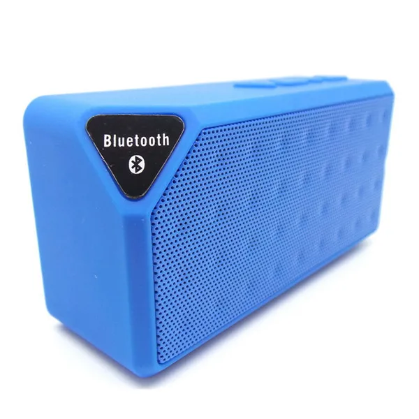 Blue M& J Bluetooth Динамик X3 Кассетный стиль TF USB FM Беспроводной Портативный музыка резонирующий корпус сабвуфера громкий Динамик s с микрофоном caixa де сом - Цвет: Blue