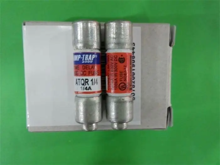 

ATQR 1/4 AMP TRAP Farley 10X38 delay fuse fuse 0.25A Mersen Authentic