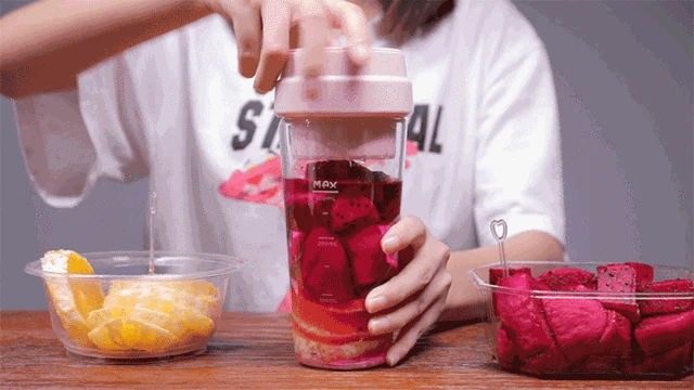 XIAOMI MIJIA 17PIN Star Fruit Cup, маленький портативный блендер, соковыжималка, миксер, Кухонный комбайн, 400 мл, Магнитная Зарядка, 30 секунд, быстрая