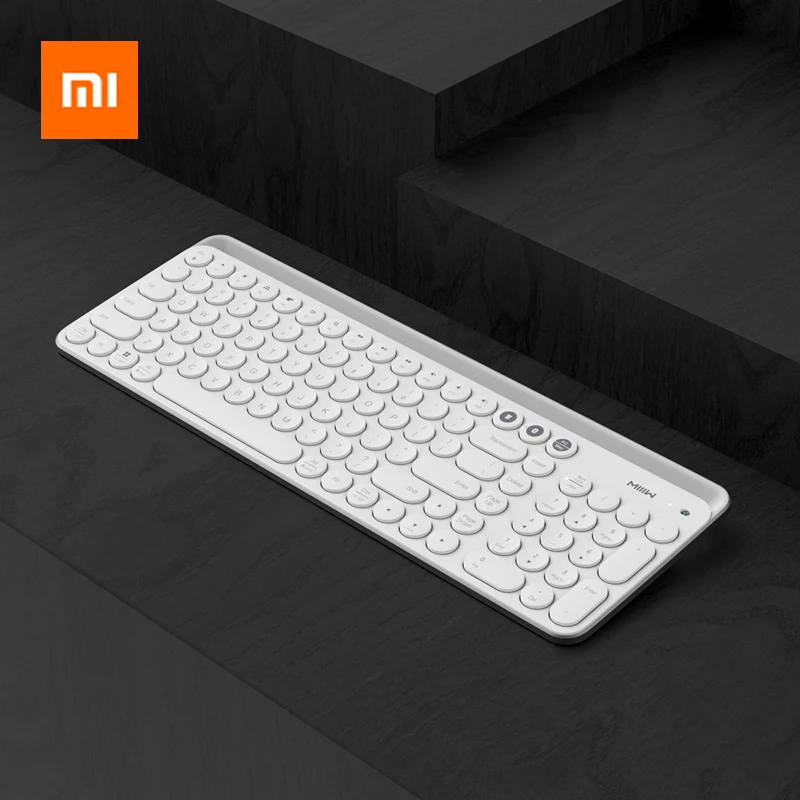 Xiaomi Miiiw 2,4G Беспроводная клавиатура 102 клавиш Bluetooth клавиатура для рабочего стола/ноутбука/компьютера/планшета/телефонов/iPad/iPhone/huawei