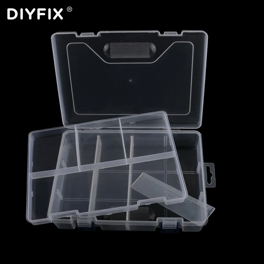 DIYFIX портативный ящик для хранения ювелирных инструментов контейнер электронных