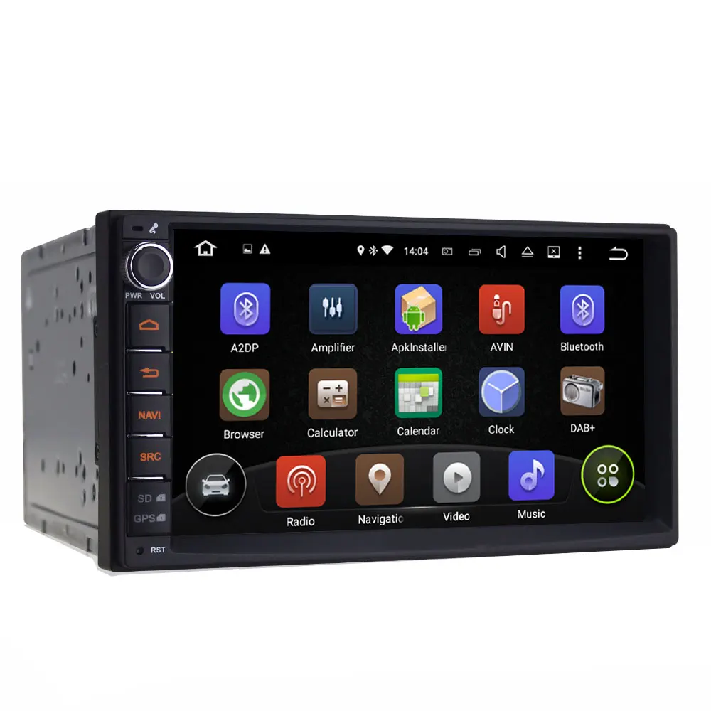 HD Android 9.0 OS 7 Inch 2 Din Universal Car Multimedia Player With Wifi GPS Navigation System Autoradio Stereo Head Unit Radio |