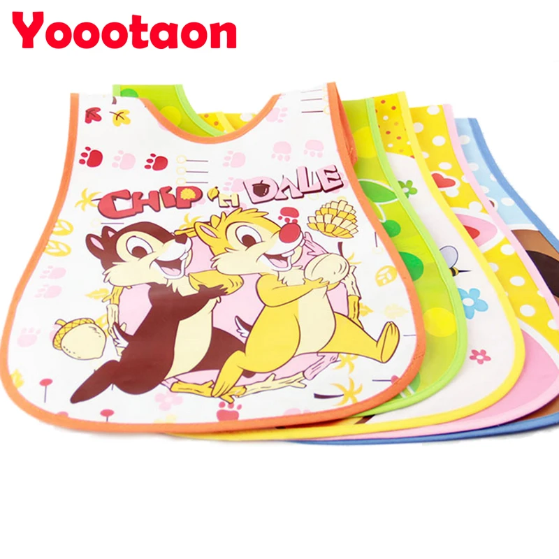 Новинка 2016 года детские нагрудники с рисунком из мультфильма водонепроницаемые