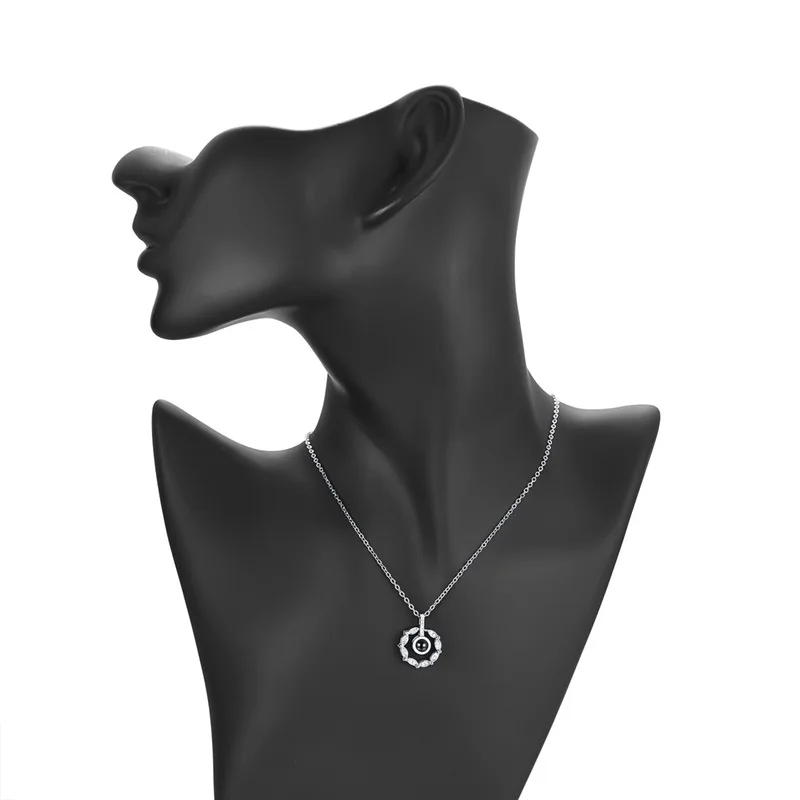 Ожерелье с подвеской проектором Я тебя люблю на 100 языках|Ожерелья подвеской| |