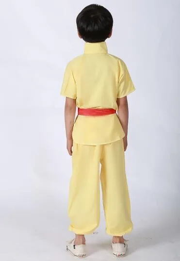 Лидер продаж, превосходное качество, комплект одежды с крыльями, Chun, Tai Chi, китайский костюм Тан, детская одежда для кунг-фу, комплект униформы, детский костюм воина