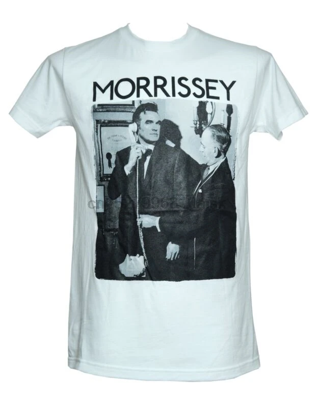 MORRISSEY портной белый Лицензионная Футболка Новинка M L XL|Мужские футболки| |