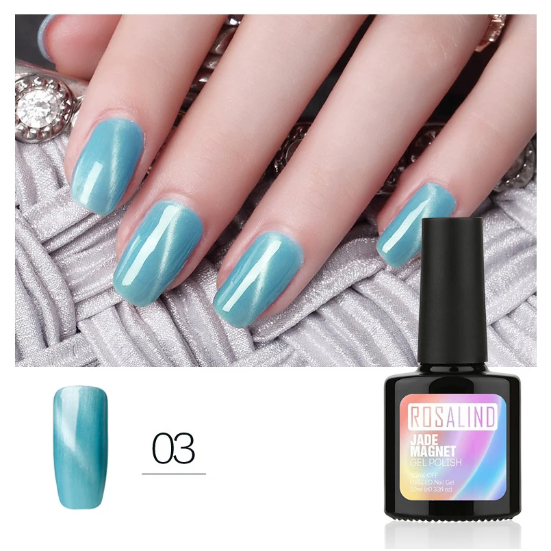 Rosalind 3D Cat Eye Nail Gel 15 Colors Polish Manicure Semi Permanent Varnish UV LED Lacquer | Красота и здоровье