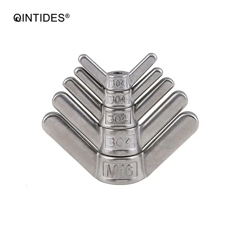 Qinstindes M6-M12 коготь гайки Knebelmuttern M8 M10 304 нержавеющая сталь Крыло гайки M8 M10 коготь гайка