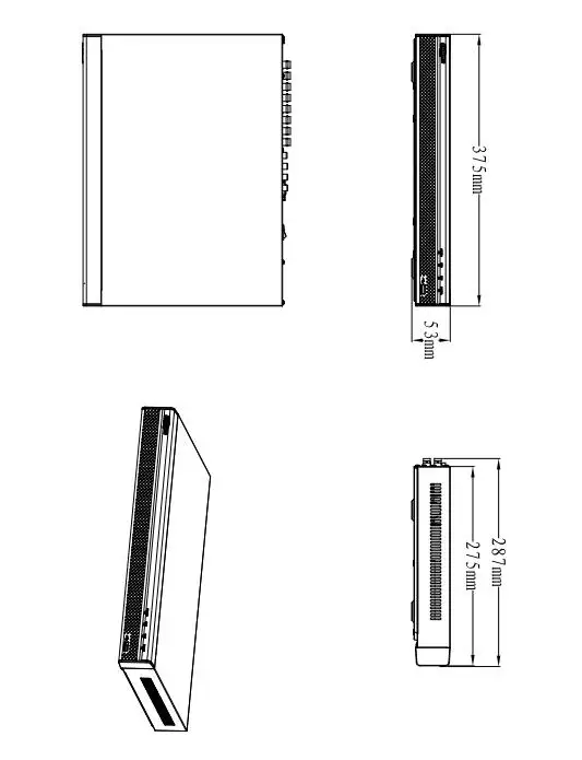 Dahua XVR4216AN X 16/32 канальный Penta brid 720P Цифровой видеорегистратор поддерживает