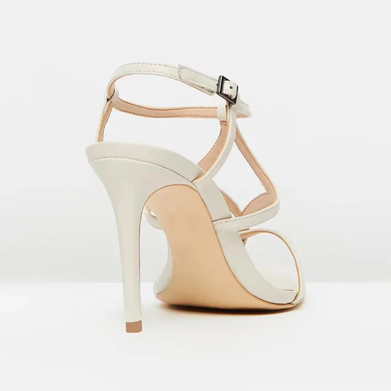 Женская обувь женские босоножки для взрослых белые однотонные на очень высоком