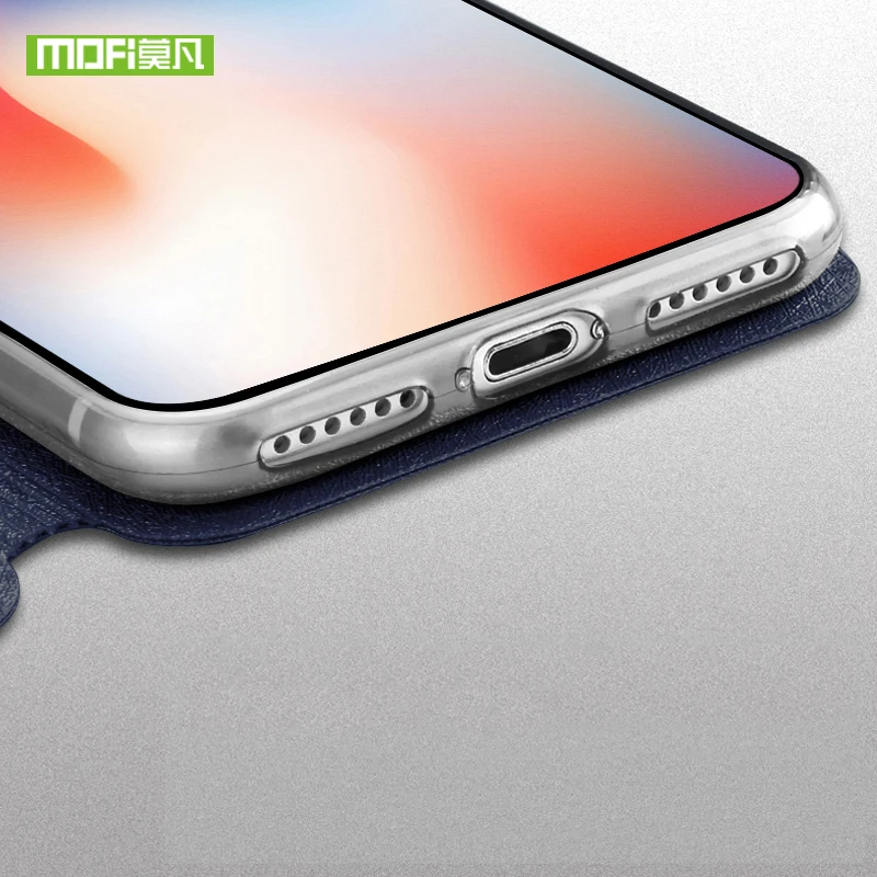 Mofi Business For iphone x case for cover soft silicone back funda ultra thin apple flip leather |