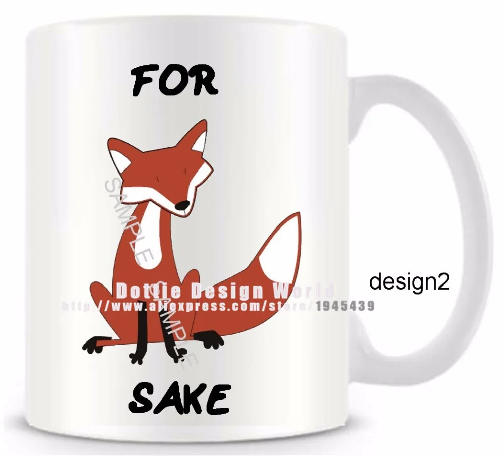 Сделай Сам 2020 Новинка для лисы смешная кружка путешествий керамическая белого
