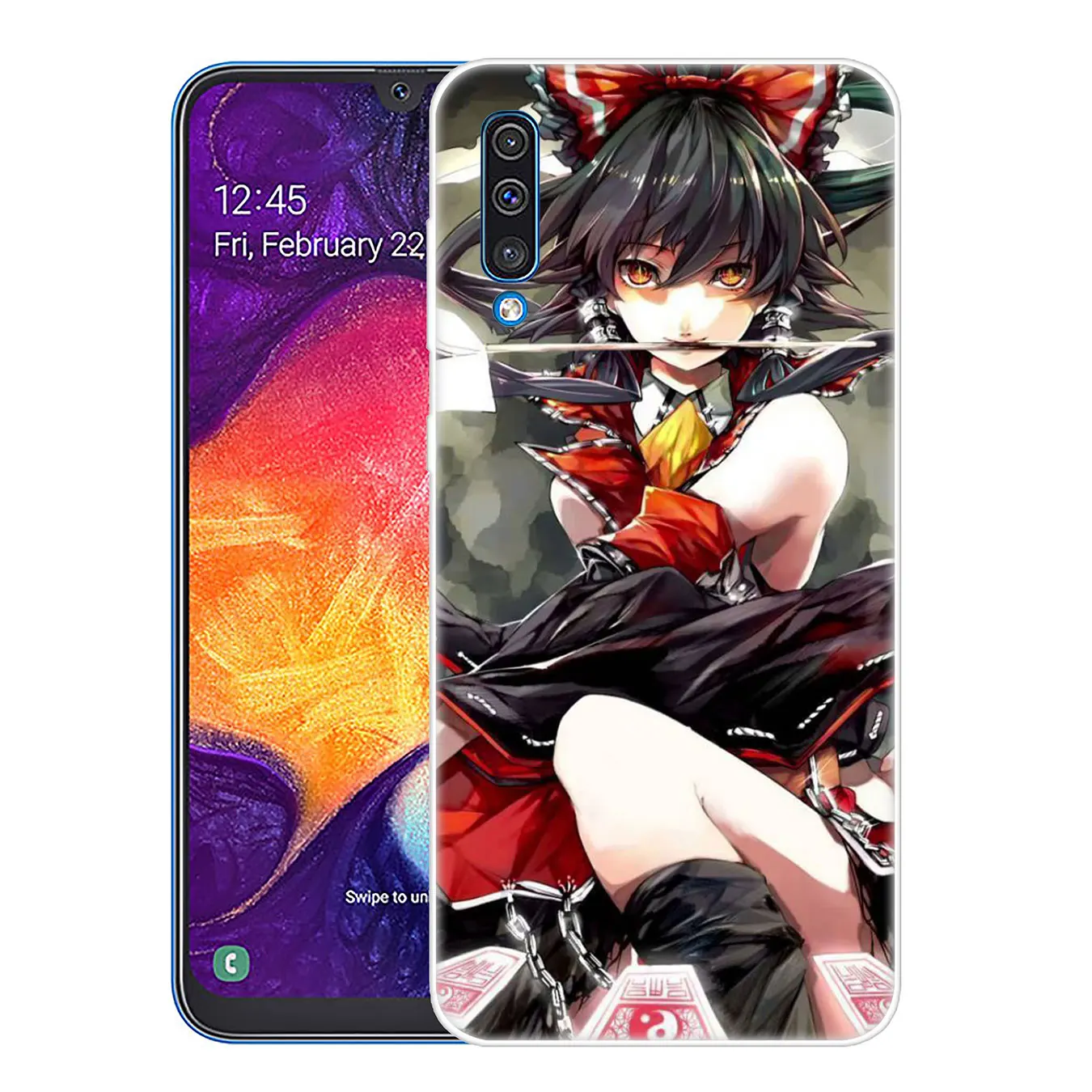 Жесткий чехол для телефона Lavaza anime touhou scarlet eyes Samsung Galaxy A10 A20 A30 A40 A50 A60 A70 M40 M30 M20 M10