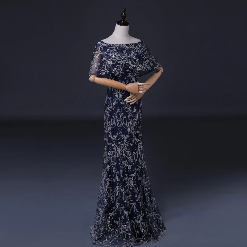 Женское вечернее платье с блестками FADISTEE блестящее длинное в пол вырезом