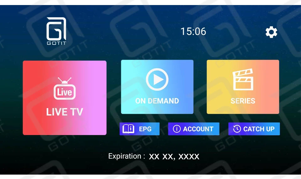 GOTIT S905 android 7,1 tv box+ GOTIT IP tv подписка полный 1080P 1000 live& 5000 VOD для Арабский испанский французский ip tv smart tv box